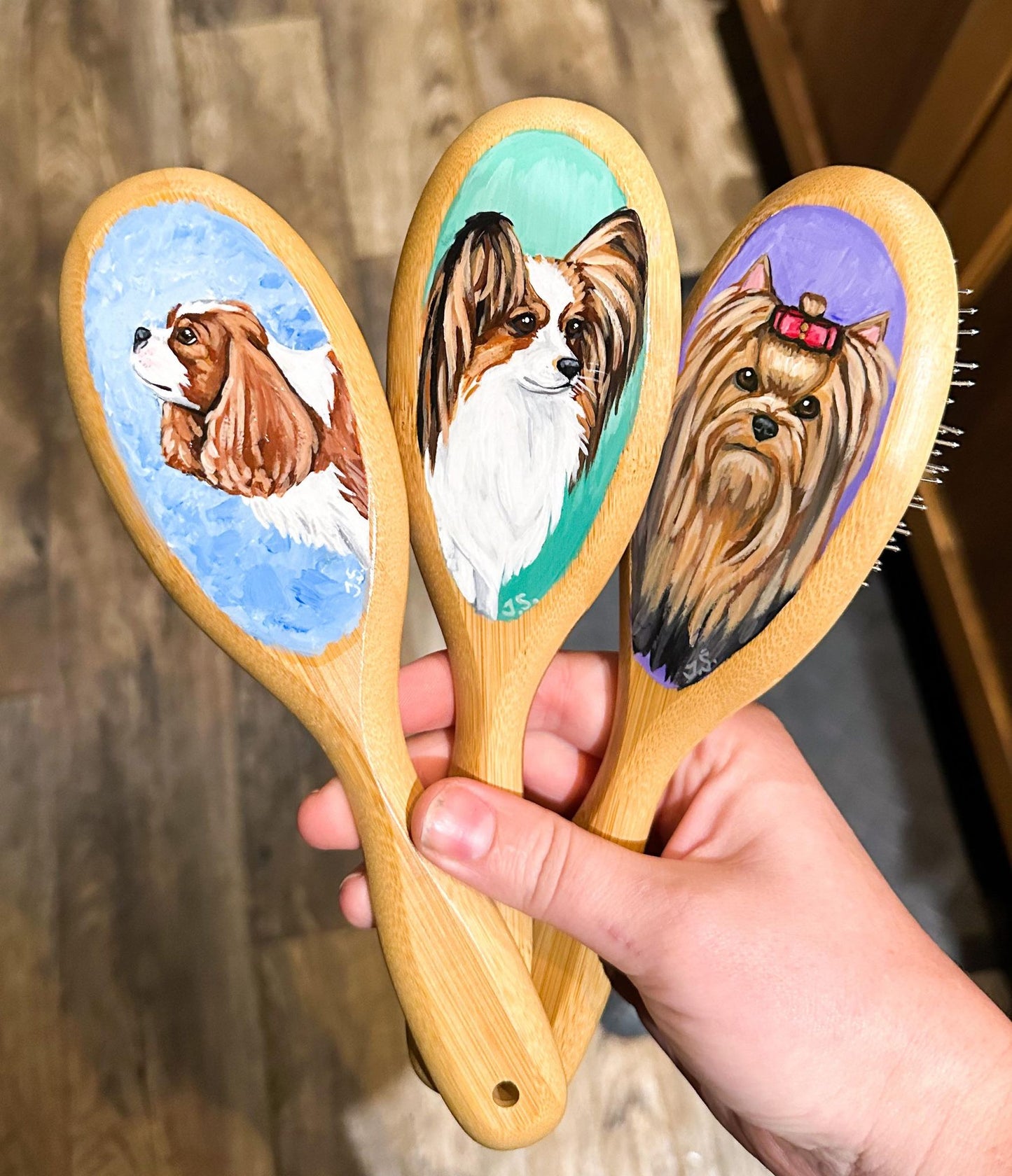 CUSTOM Painted Brushes