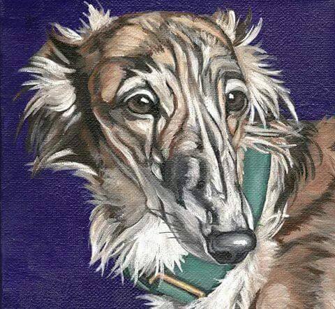 CUSTOM PAINTED Pet Portraits - Small Sizes