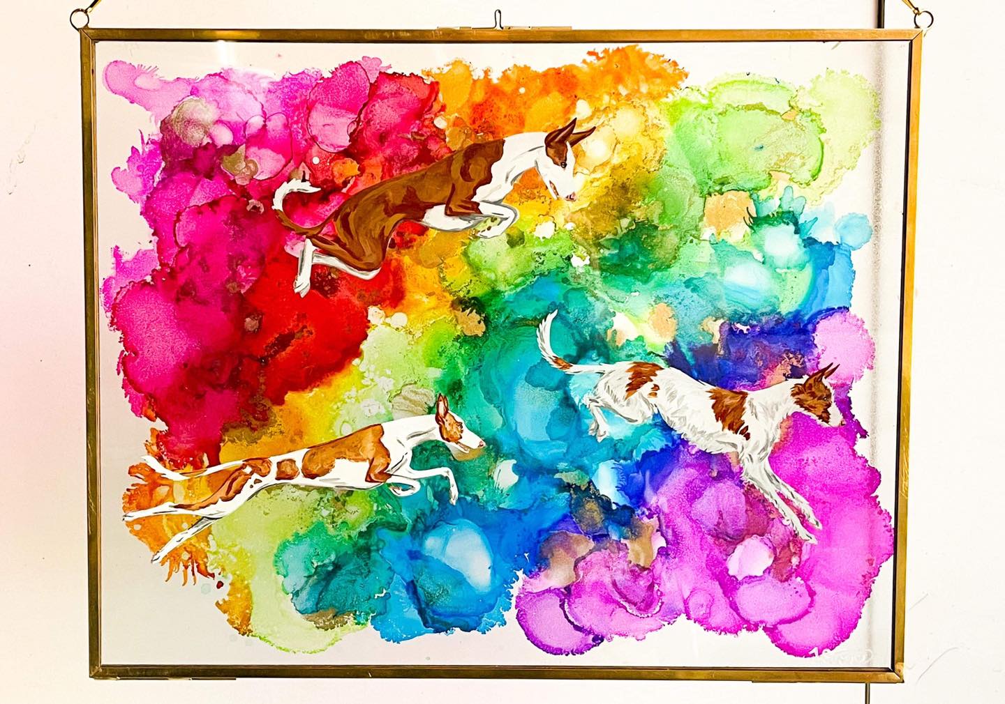 CUSTOM Glass Painting- Large Sizes